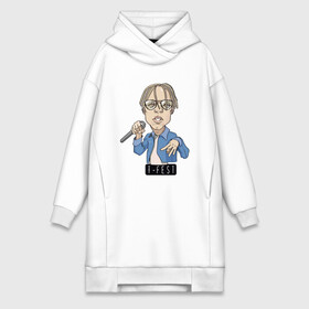 Платье-худи хлопок с принтом T FEST в городе Новоалтайск,  |  | rap | t fest | реп | рэп | тифест
