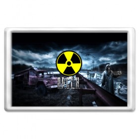 Магнит 45*70 с принтом S.T.A.L.K.E.R. - А.Р.С.Е.Н. в городе Новоалтайск, Пластик | Размер: 78*52 мм; Размер печати: 70*45 | stalker | арсен | арсений | арсюша | буквы | волки | грузовик | знак | игра | имя | ммо | мрак | надпись | опасность | припять | птицы | радиация | рпг | сеня | сталкер | чернобыль | шутер