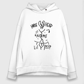 Женское худи Oversize хлопок с принтом Horse head kiss me в городе Новоалтайск, френч-терри — 70% хлопок, 30% полиэстер. Мягкий теплый начес внутри —100% хлопок | боковые карманы, эластичные манжеты и нижняя кромка, капюшон на магнитной кнопке | awful things | gustav hr | lil peep | густав ор | клауд | клауд рэп | лил | певец | пип | пост эмо | реп | репер | рэп | рэпер | трэп | хип | хип хоп | хипхоп | хоп | эмо | эмо трэп