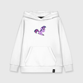 Детская толстовка хлопок с принтом My little pony Твайлайт Спаркл в городе Новоалтайск, 100% хлопок | Круглый горловой вырез, эластичные манжеты, пояс, капюшен | my little pony | твайлайт спаркл