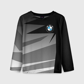 Детский лонгслив 3D с принтом BMW GEOMETRY SPORT в городе Новоалтайск, 100% полиэстер | длинные рукава, круглый вырез горловины, полуприлегающий силуэт
 | bmw | bmw motorsport | bmw performance | carbon | m | m power | motorsport | performance | sport | бмв | карбон | моторспорт | спорт