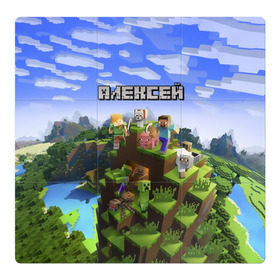 Магнитный плакат 3Х3 с принтом Алексей - Minecraft в городе Новоалтайск, Полимерный материал с магнитным слоем | 9 деталей размером 9*9 см | minecraft | алексей | алеша | алешка | добывать | игра | игрушка | имя | компьютерная | кубики | леха | леша | майкрафт | майн крафт | майнкрафт | пиксели | пиксель | ремесло | с именем | шахта