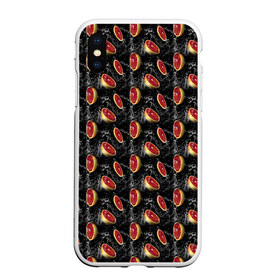 Чехол для iPhone XS Max матовый с принтом Грейпфруты в городе Новоалтайск, Силикон | Область печати: задняя сторона чехла, без боковых панелей | fruits | orange | vegan | апельсин | веган | вода | грейпфрут | лето | лимон | фрукты | цитрус