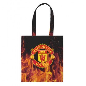 Сумка 3D повседневная с принтом FC Manchester United в городе Новоалтайск, 100% полиэстер | Плотность: 200 г/м2; Размер: 34×35 см; Высота лямок: 30 см | fc manchester united | manchester | манчестер юнайтед | футбол