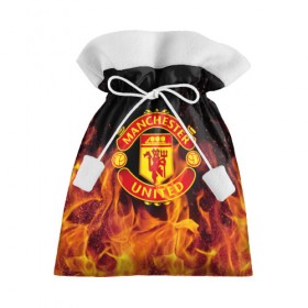 Подарочный 3D мешок с принтом FC Manchester United в городе Новоалтайск, 100% полиэстер | Размер: 29*39 см | fc manchester united | manchester | манчестер юнайтед | футбол
