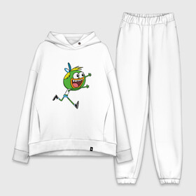 Женский костюм хлопок Oversize с принтом Шлепшлеп в городе Новоалтайск,  |  | breadwinners | buhdeuce | swaysway | быдыщ | хлебоутки | шлеп шлеп