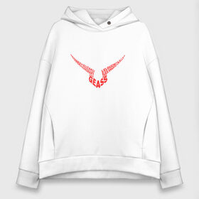 Женское худи Oversize хлопок с принтом Code Geass_7 в городе Новоалтайск, френч-терри — 70% хлопок, 30% полиэстер. Мягкий теплый начес внутри —100% хлопок | боковые карманы, эластичные манжеты и нижняя кромка, капюшон на магнитной кнопке | код гиасс | лелуш | лелуш ламперуж
