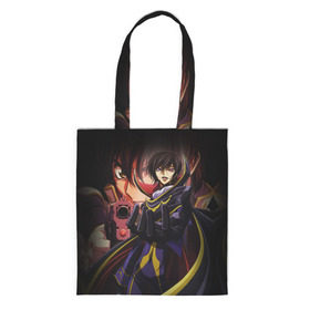 Сумка 3D повседневная с принтом Code Geass_8 в городе Новоалтайск, 100% полиэстер | Плотность: 200 г/м2; Размер: 34×35 см; Высота лямок: 30 см | код гиасс | лелуш | лелуш ламперуж