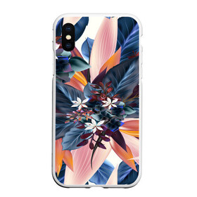 Чехол для iPhone XS Max матовый с принтом Flower collection в городе Новоалтайск, Силикон | Область печати: задняя сторона чехла, без боковых панелей | Тематика изображения на принте: flower | букет | краски | орхидеи | природа | текстуры | тропики | тропический | цветочки | цветы