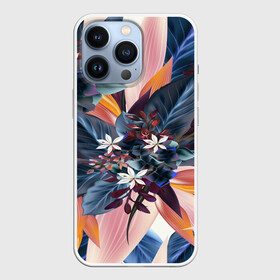 Чехол для iPhone 13 Pro с принтом Flower collection в городе Новоалтайск,  |  | Тематика изображения на принте: flower | букет | краски | орхидеи | природа | текстуры | тропики | тропический | цветочки | цветы