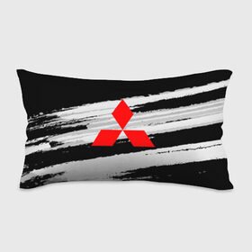 Подушка 3D антистресс с принтом mitsubishi MOTORs в городе Новоалтайск, наволочка — 100% полиэстер, наполнитель — вспененный полистирол | состоит из подушки и наволочки на молнии |  машина | марка | митсубиси