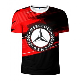 Мужская футболка 3D спортивная с принтом Mercedes MOTORs uniform в городе Новоалтайск, 100% полиэстер с улучшенными характеристиками | приталенный силуэт, круглая горловина, широкие плечи, сужается к линии бедра | auto | automobile | car | machine | mercedes | motor | motor car | sport car | автомашина | легковой автомобиль | спортивный автомобиль | тачка