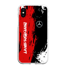 Чехол для iPhone XS Max матовый с принтом MERCEDES BENZ SPORT в городе Новоалтайск, Силикон | Область печати: задняя сторона чехла, без боковых панелей | mercedes | марка | машины | мерседес