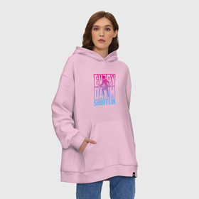 Худи SuperOversize хлопок с принтом Everyday Im shuffling в городе Новоалтайск, 70% хлопок, 30% полиэстер, мягкий начес внутри | карман-кенгуру, эластичная резинка на манжетах и по нижней кромке, двухслойный капюшон
 | lmfao | redfoo | sky blu | блу | данс | дудес | лмфао | музыка | поп | редфуу | скайлер горди | стэфан горди | хаус | хип хоп | эл эм эф эй оу | электро | электронная | элэмэфэйоу