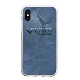 Чехол для iPhone XS Max матовый с принтом Vikings в городе Новоалтайск, Силикон | Область печати: задняя сторона чехла, без боковых панелей | midgard | viking | wolves | викинги | воин | волк | игра