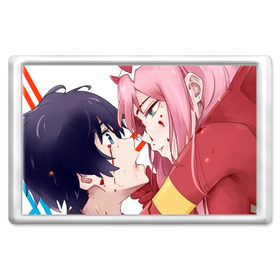 Магнит 45*70 с принтом Darling in the FranXX в городе Новоалтайск, Пластик | Размер: 78*52 мм; Размер печати: 70*45 | anime | darling in the franxx | аниме | любимый во франкcе | милый во франкcе