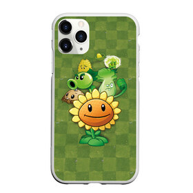 Чехол для iPhone 11 Pro матовый с принтом Plants vs Zombies в городе Новоалтайск, Силикон |  | plants | plants vs zombies | zombies | зомби против растений