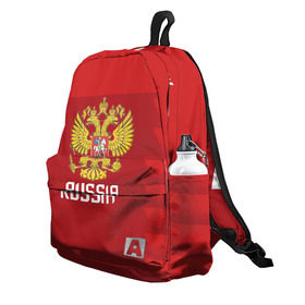 Рюкзак 3D с принтом Kovalchuk Olympic 2018 в городе Новоалтайск, 100% полиэстер | лямки с регулируемой длиной, сверху петелька, чтобы рюкзак можно было повесить на вешалку. Основное отделение закрывается на молнию, как и внешний карман. Внутри два дополнительных кармана, один из которых закрывается на молнию. По бокам два дополнительных кармашка | ilya | kovalchuk | olympic | russia | игры | илья | ковальчук | олимпиада | олимпийские | пхёнчхан | россия | хоккей