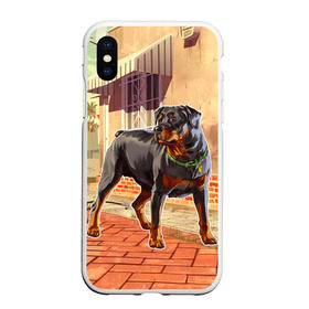 Чехол для iPhone XS Max матовый с принтом GTA V - Чоп в городе Новоалтайск, Силикон | Область печати: задняя сторона чехла, без боковых панелей | Тематика изображения на принте: grand theft auto | gta | gta 5 | san andreas | v | гта