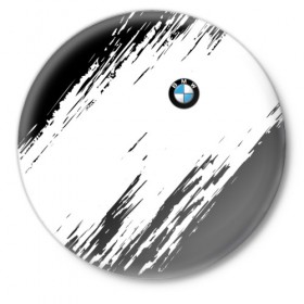 Значок с принтом BMW SPORT в городе Новоалтайск,  металл | круглая форма, металлическая застежка в виде булавки | bmw | bmw motorsport | bmw performance | carbon | m | motorsport | performance | sport | бмв | карбон | моторспорт | спорт