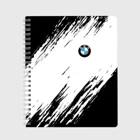 Тетрадь с принтом BMW SPORT в городе Новоалтайск, 100% бумага | 48 листов, плотность листов — 60 г/м2, плотность картонной обложки — 250 г/м2. Листы скреплены сбоку удобной пружинной спиралью. Уголки страниц и обложки скругленные. Цвет линий — светло-серый
 | bmw | bmw motorsport | bmw performance | carbon | m | motorsport | performance | sport | бмв | карбон | моторспорт | спорт