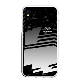 Чехол для iPhone XS Max матовый с принтом SUBARU SPORT в городе Новоалтайск, Силикон | Область печати: задняя сторона чехла, без боковых панелей | subaru | марка | машины | субару