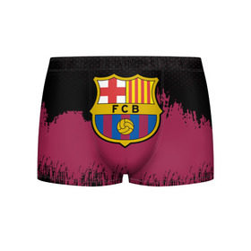 Мужские трусы 3D с принтом FC Barcelona Uniform в городе Новоалтайск, 50% хлопок, 50% полиэстер | классическая посадка, на поясе мягкая тканевая резинка | football | soccer | барселона