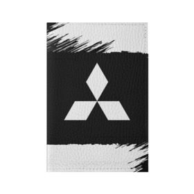 Обложка для паспорта матовая кожа с принтом Mitsubishi Black collection в городе Новоалтайск, натуральная матовая кожа | размер 19,3 х 13,7 см; прозрачные пластиковые крепления | Тематика изображения на принте: auto | automobile | car | machine | mitsubishi | motor | motor car | sport car | автомашина | легковой автомобиль | митсубиси | спортивный автомобиль | тачка