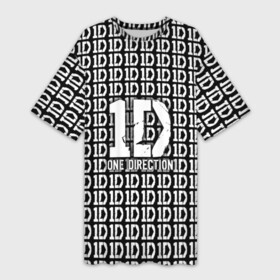 Платье-футболка 3D с принтом One direction в городе Новоалтайск,  |  | 1 direction | one direction | ван | дирекшен | дирекшн