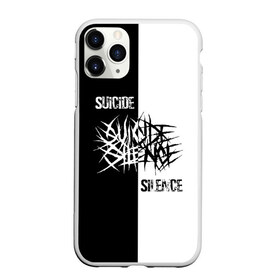 Чехол для iPhone 11 Pro матовый с принтом Suicide Silence в городе Новоалтайск, Силикон |  | all shall perish | animosity | blackheart eulogy | light this city | obl | silence | suicide | suicide silence | the funeral pyre | алекс лопес | грув | группа | дэн кенни | дэткор | крис гарса | марк хейлмун | метал | ню | сайленс | слай | слайд | слайнц