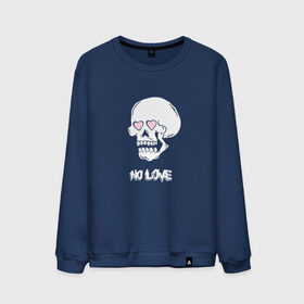 Мужской свитшот хлопок с принтом No love skull в городе Новоалтайск, 100% хлопок |  | guccigang | hearts | nolove | дремин | ивандремин | любовь | нелюбовь | сердечки | сердце | фэйс | череп