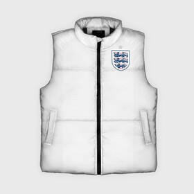 Женский жилет утепленный 3D с принтом England home WC 2018 в городе Новоалтайск,  |  | cup | england | fifa | russia | world | англия | мира | россия | чемпионат