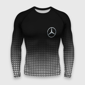 Мужской рашгард 3D с принтом MERCEDES BENZ SPORT в городе Новоалтайск,  |  | mercedes | марка | машины | мерседес