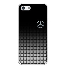 Чехол для iPhone 5/5S матовый с принтом MERCEDES BENZ SPORT в городе Новоалтайск, Силикон | Область печати: задняя сторона чехла, без боковых панелей | Тематика изображения на принте: mercedes | марка | машины | мерседес