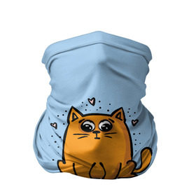 Бандана-труба 3D с принтом I am a Cat Person в городе Новоалтайск, 100% полиэстер, ткань с особыми свойствами — Activecool | плотность 150‒180 г/м2; хорошо тянется, но сохраняет форму | Тематика изображения на принте: cat | домашние любимцы | животные | котики | котэ | котята | любовь | милые