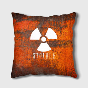 Подушка 3D с принтом S.T.A.L.K.E.R в городе Новоалтайск, наволочка – 100% полиэстер, наполнитель – холлофайбер (легкий наполнитель, не вызывает аллергию). | состоит из подушки и наволочки. Наволочка на молнии, легко снимается для стирки | 35mm | s.t.a.l.k.e.r. | snork | stalker | арт | игра | мутант | пейзаж | припять | снорк | сталкер | трактор | чернобыль