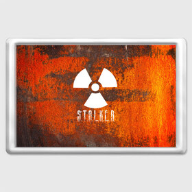 Магнит 45*70 с принтом S.T.A.L.K.E.R в городе Новоалтайск, Пластик | Размер: 78*52 мм; Размер печати: 70*45 | 35mm | s.t.a.l.k.e.r. | snork | stalker | арт | игра | мутант | пейзаж | припять | снорк | сталкер | трактор | чернобыль