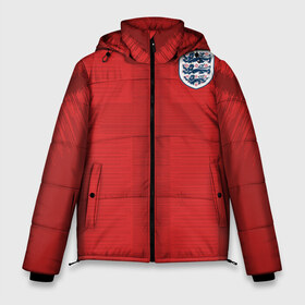Мужская зимняя куртка 3D с принтом England away WC 2018 в городе Новоалтайск, верх — 100% полиэстер; подкладка — 100% полиэстер; утеплитель — 100% полиэстер | длина ниже бедра, свободный силуэт Оверсайз. Есть воротник-стойка, отстегивающийся капюшон и ветрозащитная планка. 

Боковые карманы с листочкой на кнопках и внутренний карман на молнии. | Тематика изображения на принте: cup | england | fifa | russia | world | англия | мира | россия | чемпионат