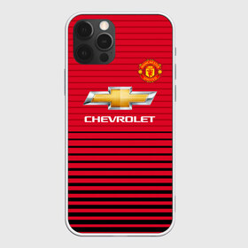 Чехол для iPhone 12 Pro Max с принтом Man United Форма Home 18 19 в городе Новоалтайск, Силикон |  | Тематика изображения на принте: mu | манчестер юнайтед | мю | форма