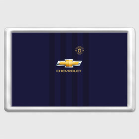Магнит 45*70 с принтом Man United Форма Away 18/19 в городе Новоалтайск, Пластик | Размер: 78*52 мм; Размер печати: 70*45 | mu | манчестер юнайтед | мю | форма