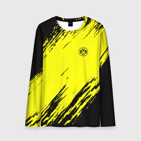 Мужской лонгслив 3D с принтом FC Borussia 2018 Original в городе Новоалтайск, 100% полиэстер | длинные рукава, круглый вырез горловины, полуприлегающий силуэт | боруссия | дортмунд