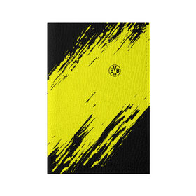 Обложка для паспорта матовая кожа с принтом FC Borussia 2018 Original в городе Новоалтайск, натуральная матовая кожа | размер 19,3 х 13,7 см; прозрачные пластиковые крепления | боруссия | дортмунд