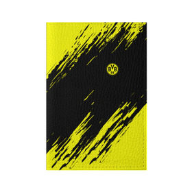 Обложка для паспорта матовая кожа с принтом FC Borussia 2018 Original в городе Новоалтайск, натуральная матовая кожа | размер 19,3 х 13,7 см; прозрачные пластиковые крепления | боруссия | дортмунд