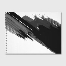 Альбом для рисования с принтом FC Juventus Original 2018 в городе Новоалтайск, 100% бумага
 | матовая бумага, плотность 200 мг. | Тематика изображения на принте: football | soccer | ювентус