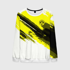 Мужской свитшот 3D с принтом FC Borussia Original 2018 в городе Новоалтайск, 100% полиэстер с мягким внутренним слоем | круглый вырез горловины, мягкая резинка на манжетах и поясе, свободная посадка по фигуре | Тематика изображения на принте: football | soccer | боруссия