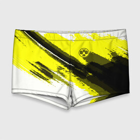Мужские купальные плавки 3D с принтом FC Borussia Original 2018 в городе Новоалтайск, Полиэстер 85%, Спандекс 15% |  | Тематика изображения на принте: football | soccer | боруссия