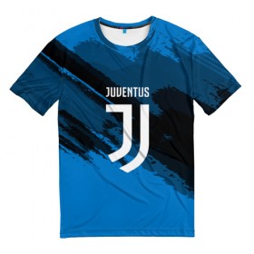 Мужская футболка 3D с принтом JUVENTUS SPORT в городе Новоалтайск, 100% полиэфир | прямой крой, круглый вырез горловины, длина до линии бедер | football | soccer | ювентус