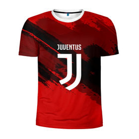 Мужская футболка 3D спортивная с принтом JUVENTUS SPORT RED в городе Новоалтайск, 100% полиэстер с улучшенными характеристиками | приталенный силуэт, круглая горловина, широкие плечи, сужается к линии бедра | football | soccer | ювентус