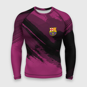 Мужской рашгард 3D с принтом Barcelona sport в городе Новоалтайск,  |  | football | soccer | барселона