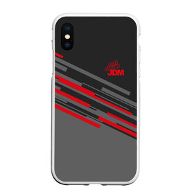 Чехол для iPhone XS Max матовый с принтом JDM SPORT в городе Новоалтайск, Силикон | Область печати: задняя сторона чехла, без боковых панелей | jdm | racing | машины | тюнинг